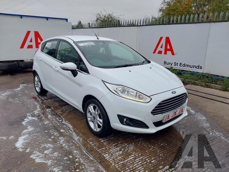 2017 FORD FIESTA ZETEC 1242cc PETROL MANUAL 5 Speed 5 DOOR HATCHBACK