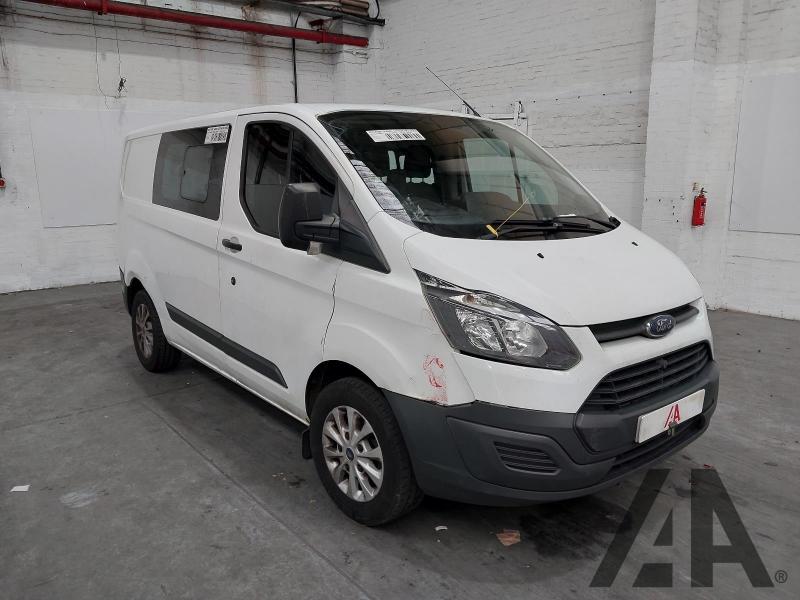 2015 FORD TRANSIT CUSTOM 270 LR P/V 2198cc TURBO DIESEL MANUAL 6 Speed PANEL VAN