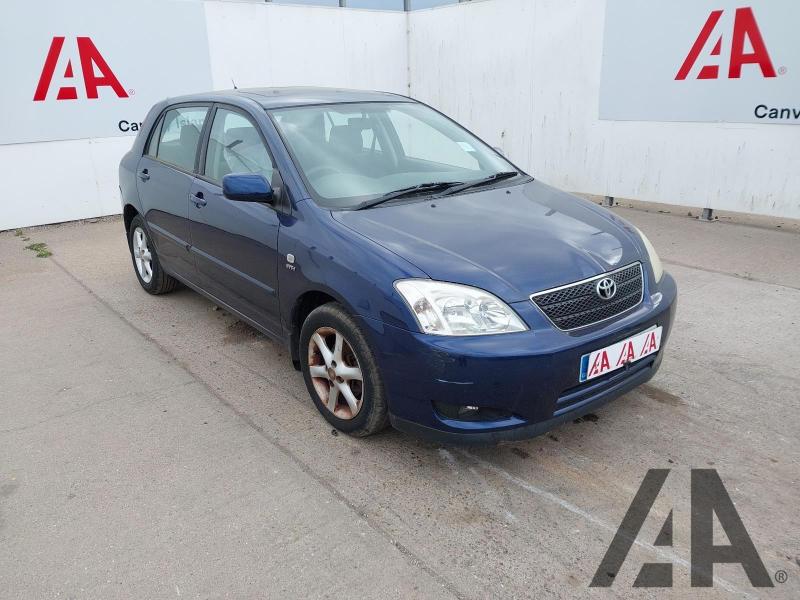 2002 TOYOTA COROLLA T SPIRIT VVT-I 1598cc PETROL MANUAL 5 Speed 5 DOOR HATCHBACK
