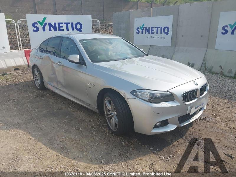 2016 BMW 5 SERIES 530D M SPORT 2993cc TURBO DIESEL AUTOMATIC 4 DOOR SALOON