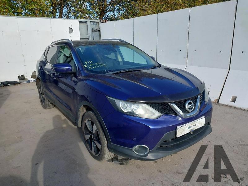 2016 NISSAN QASHQAI N-CONNECTA DCI 1461cc TURBO DIESEL MANUAL 6 Speed 5 DOOR HATCHBACK