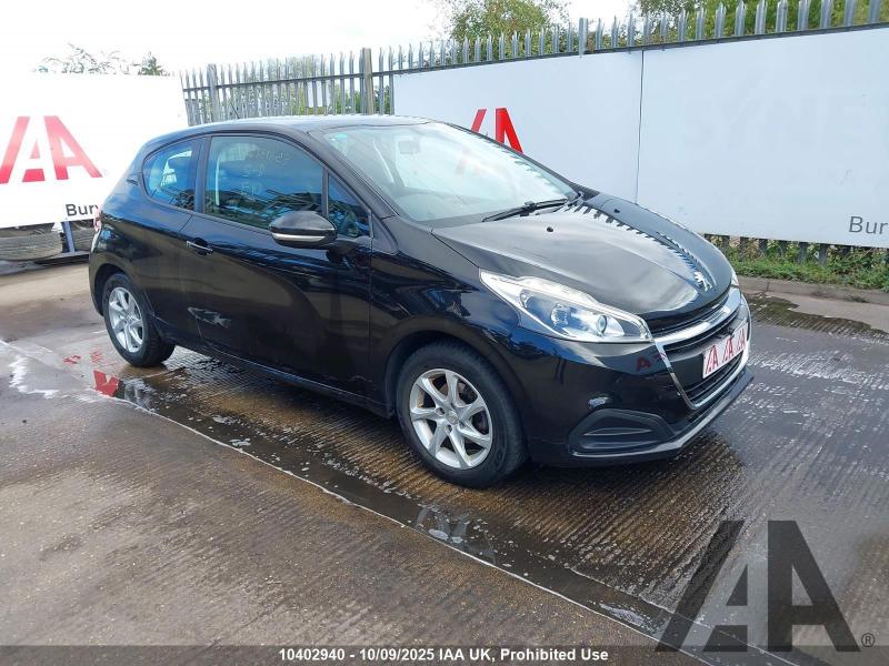 2016 PEUGEOT 208 ACTIVE 1199cc PETROL MANUAL 3 DOOR HATCHBACK