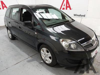 2014 VAUXHALL ZAFIRA EXCLUSIV 1796cc PETROL MANUAL 5 Speed 5 DOOR MPV