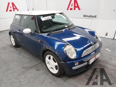 Image of 2003 MINI HATCH COOPER 1598cc PETROL MANUAL 5 Speed 3 DOOR HATCHBACK