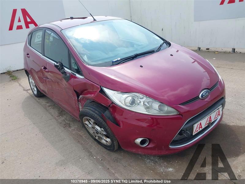 2012 FORD FIESTA ZETEC 1242cc PETROL MANUAL 5 Speed 5 DOOR HATCHBACK