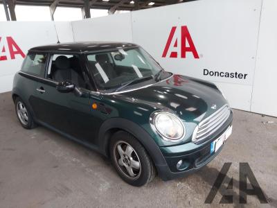 Image of 2010 MINI HATCH COOPER 1598cc PETROL MANUAL 6 Speed 3 DOOR HATCHBACK