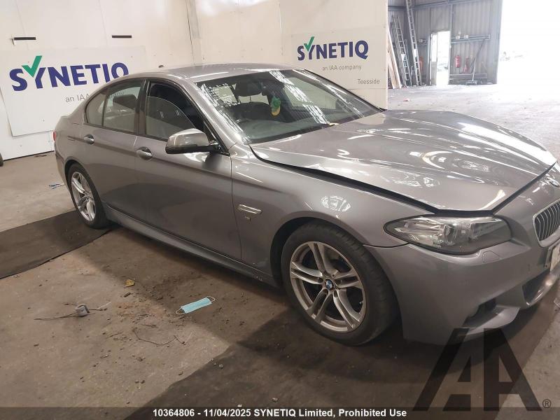 2016 BMW 5 SERIES 520D M SPORT 1995cc TURBO DIESEL AUTOMATIC 4 DOOR SALOON