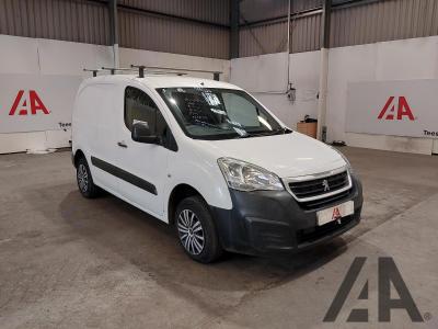 Image of 2016 PEUGEOT PARTNER HDI S L1 850 1560cc TURBO DIESEL MANUAL 5 Speed PANEL VAN
