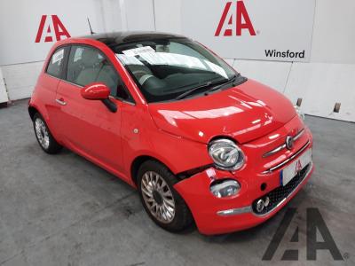 Image of 2018 FIAT 500 LOUNGE 1242cc PETROL MANUAL 3 DOOR HATCHBACK