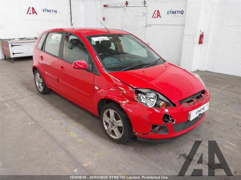 2007 FORD FIESTA ZETEC CLIMATE 16V 1388cc PETROL MANUAL 5 DOOR HATCHBACK