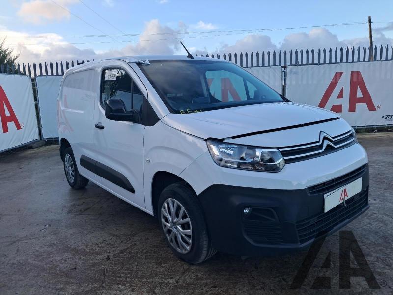 2022 CITROEN BERLINGO 1000 ENTERPRISE PRO M BLUEHDI 1499cc TURBO DIESEL MANUAL 4 DOOR PANEL VAN