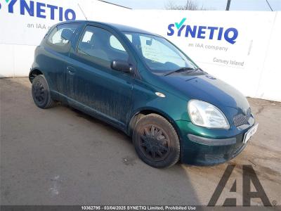 Image of 2004 TOYOTA YARIS T3 VVT-I MM 998cc PETROL SEMI AUTO 5 Speed 3 DOOR HATCHBACK