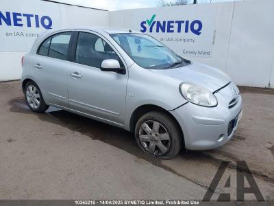 Image of 2012 NISSAN MICRA ACENTA 1198cc PETROL MANUAL 5 Speed 5 DOOR HATCHBACK