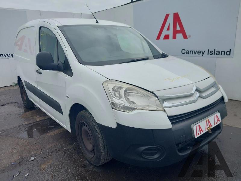 2010 CITROEN BERLINGO 625 ENTERPRISE L1 HDI 1560cc TURBO DIESEL MANUAL 5 Speed CAR DERIVED VAN