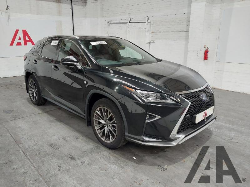 2016 LEXUS RX 450H F SPORT 3456cc PETROL/ELECTRIC CVT 1 Speed 5 DOOR ESTATE