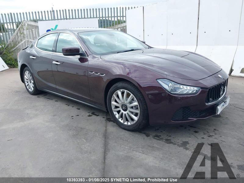 2015 MASERATI GHIBLI DV6 2987cc TURBO DIESEL AUTOMATIC 8 Speed 4 DOOR SALOON