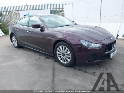 Image of 2015 MASERATI GHIBLI DV6 2987cc TURBO DIESEL AUTOMATIC 8 Speed 4 DOOR SALOON
