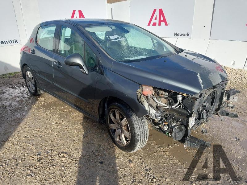 2012 PEUGEOT 308 HDI ACTIVE 1560cc TURBO DIESEL MANUAL 5 DOOR HATCHBACK