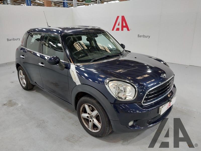 2014 MINI COUNTRYMAN ONE D 1598cc TURBO DIESEL MANUAL 6 Speed 5 DOOR HATCHBACK