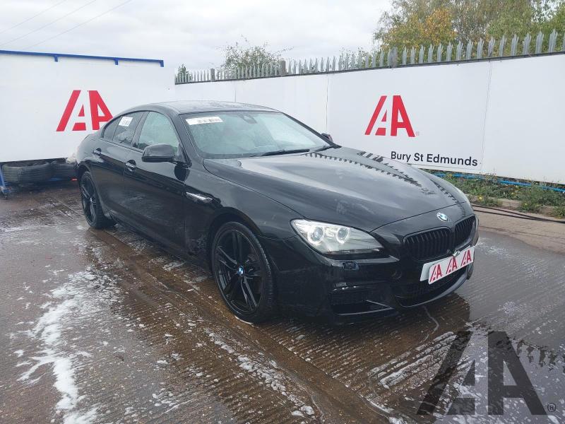 2012 BMW 6 SERIES 640D M SPORT GRAN COUPE 2993cc TURBO DIESEL AUTOMATIC 4 DOOR COUPE