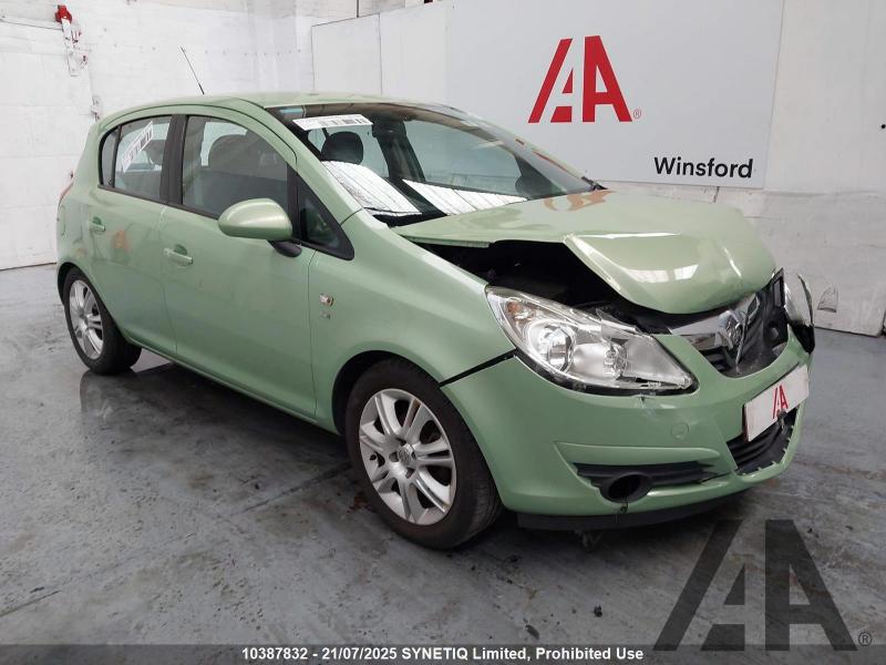 2010 VAUXHALL CORSA SE 1229cc PETROL MANUAL 5 DOOR HATCHBACK