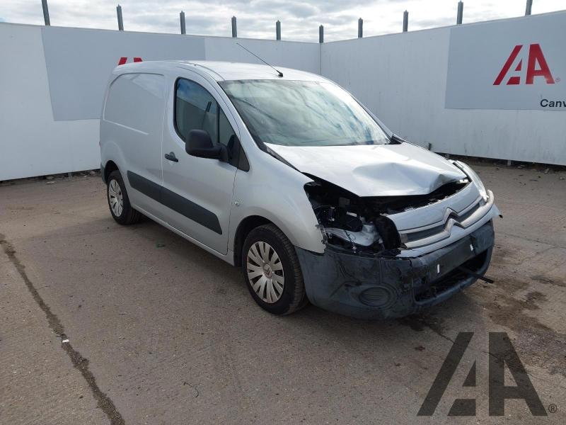 2013 CITROEN BERLINGO 625 ENTERPRISE L1 HDI 1560cc TURBO DIESEL MANUAL 5 Speed PANEL VAN