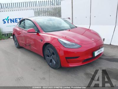 Image of 2021 TESLA MODEL 3 STANDARD RANGE ELECTRIC DIRECT DRIVE 5 DOOR HATCHBACK
