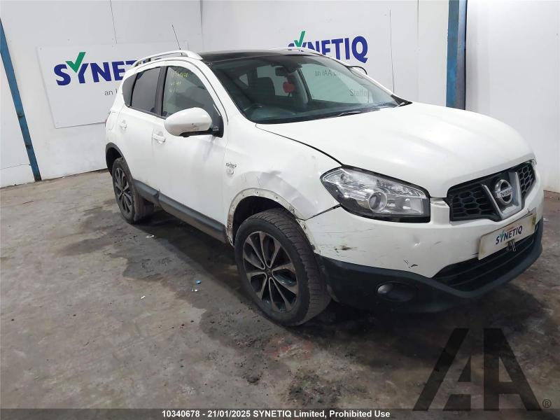 2012 NISSAN QASHQAI N-TEC PLUS DCI 1461cc TURBO DIESEL MANUAL 6 Speed 5 DOOR HATCHBACK