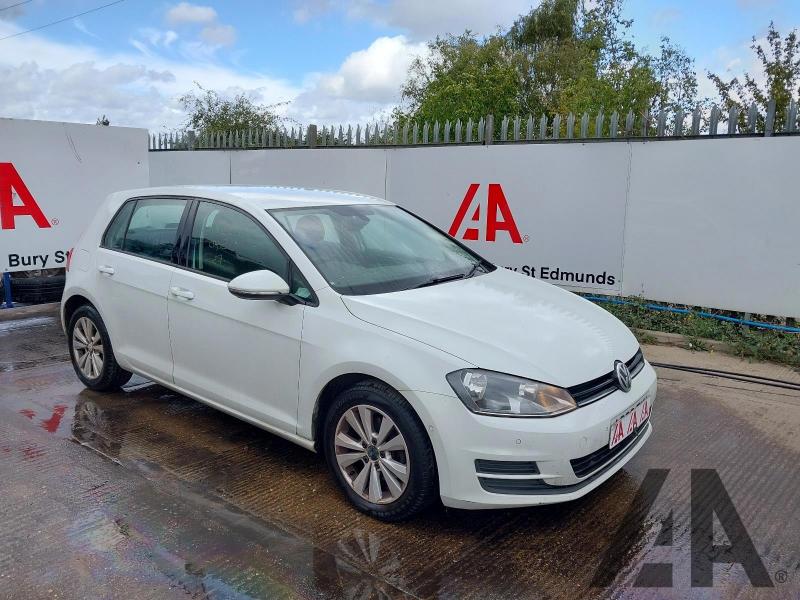 2013 VOLKSWAGEN GOLF SE TDI BLUEMOTION TECHNOLOGY 1598cc TURBO DIESEL MANUAL 5 Speed 5 DOOR HATCHBACK
