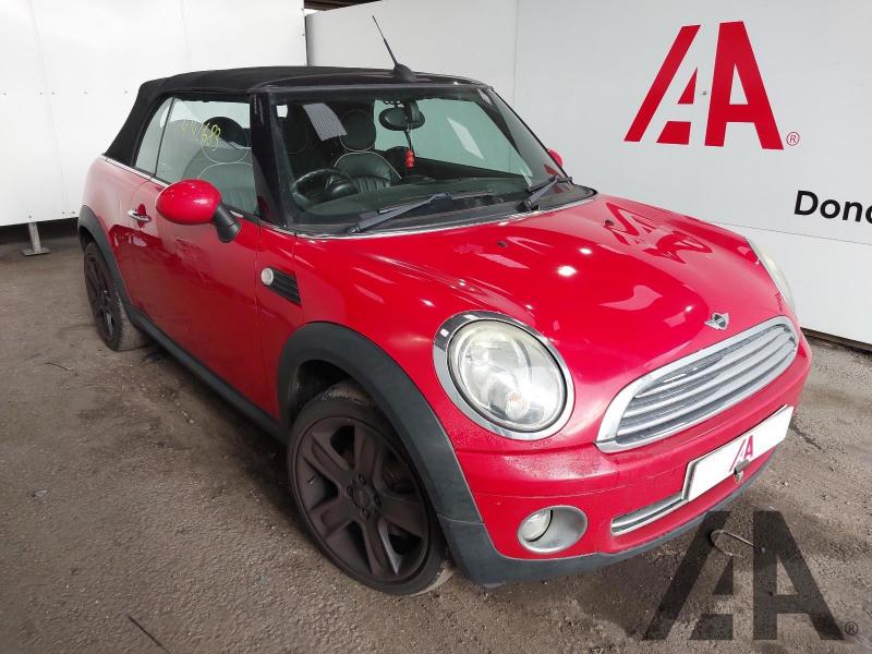 2009 MINI CONVERTIBLE COOPER 1598cc PETROL MANUAL 6 Speed 2 DOOR CONVERTIBLE