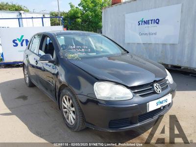 Image of 2007 VOLKSWAGEN GOLF MATCH FSI 1598cc PETROL MANUAL 6 Speed 5 DOOR HATCHBACK