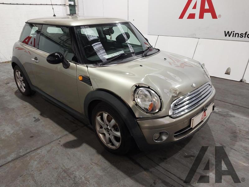 2007 MINI HATCH ONE 1397cc PETROL MANUAL 6 Speed 3 DOOR HATCHBACK