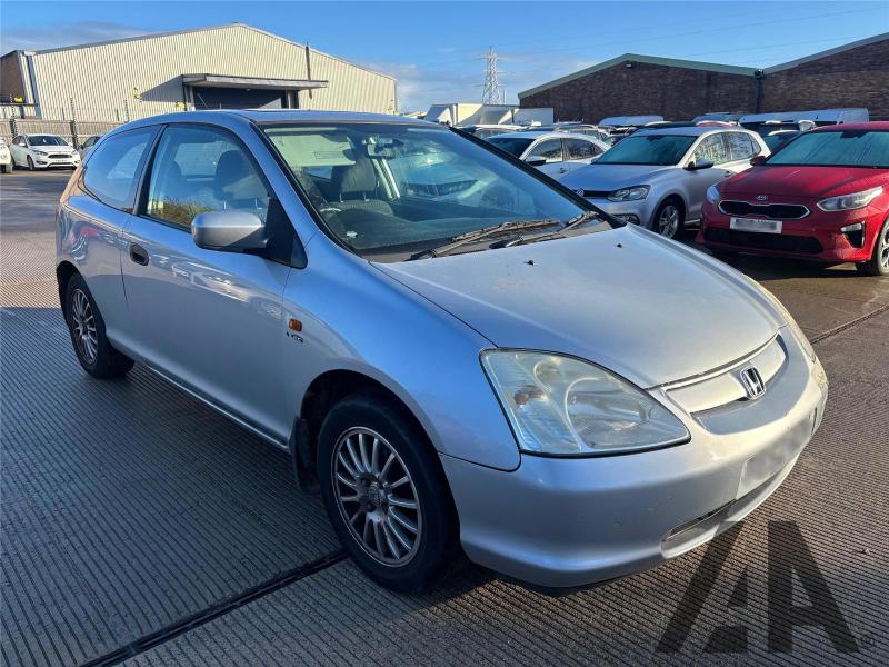 2002 HONDA CIVIC SE I-VTEC 1590cc PETROL MANUAL 5 Speed 3 DOOR HATCHBACK
