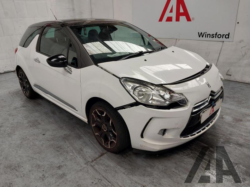 2012 CITROEN DS3 E-HDI DSTYLE PLUS 1560cc TURBO DIESEL MANUAL 5 Speed 3 DOOR HATCHBACK