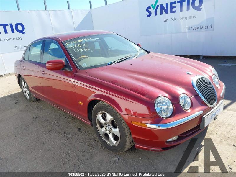 2001 JAGUAR S-TYPE SE V6 2967cc PETROL AUTOMATIC 5 Speed 4 DOOR SALOON