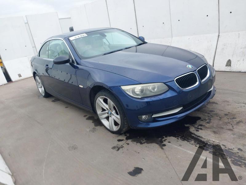 2011 BMW 3 SERIES 320I SE 1995cc PETROL MANUAL 6 Speed 2 DOOR CONVERTIBLE
