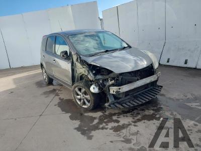 Image of 2010 NISSAN NOTE N-TEC 1386cc PETROL MANUAL 5 Speed 5 DOOR MPV