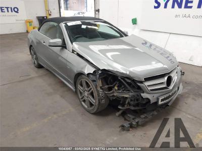 Image of 2012 MERCEDES E-CLASS E350 CDI BLUEEFFICIENCY SPORT 2987cc TURBO DIESEL AUTOMATIC 2 DOOR CONVERTIBLE