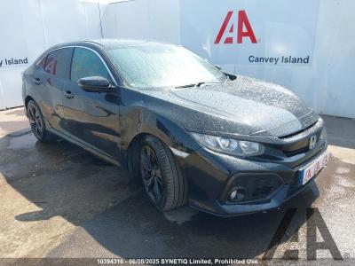 Image of 2017 HONDA CIVIC VTEC SR 988cc TURBO PETROL CVT 1 Speed 5 DOOR HATCHBACK