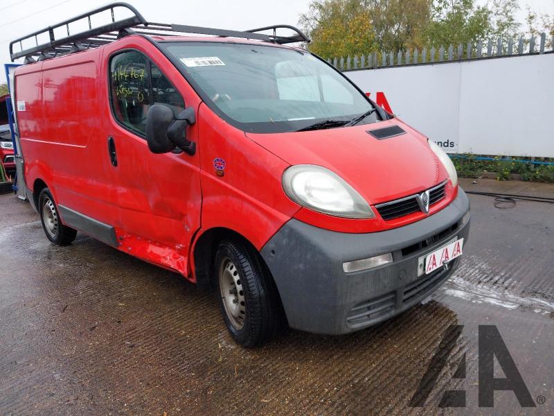 2003 VAUXHALL VIVARO DI 2700 SWB 1870cc TURBO DIESEL MANUAL 5 Speed PANEL VAN