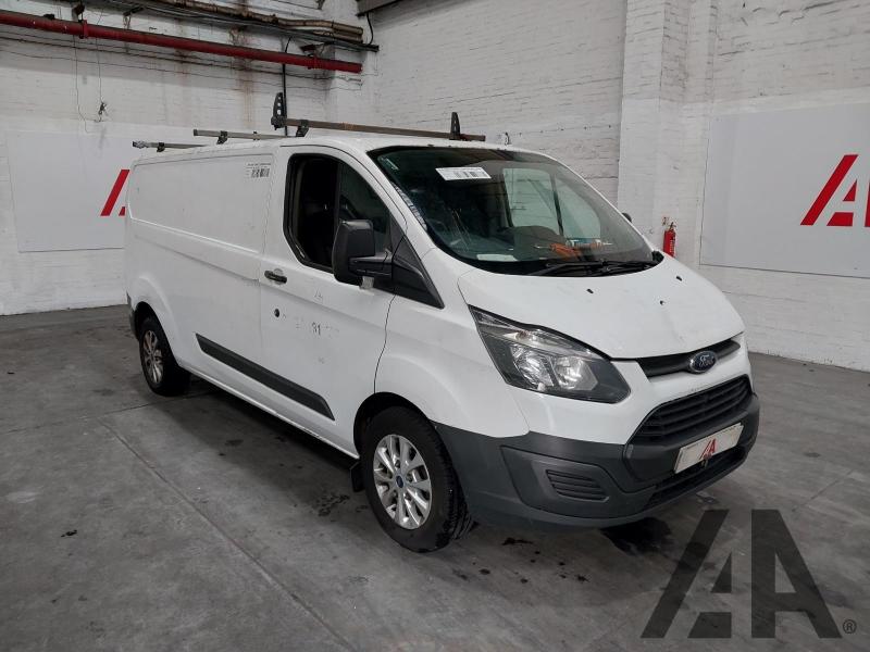 2016 FORD TRANSIT CUSTOM 290 LR P/V 2198cc TURBO DIESEL MANUAL 6 Speed PANEL VAN