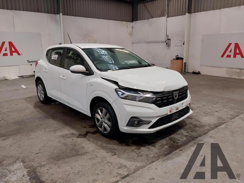 2022 DACIA SANDERO COMFORT TCE 999cc TURBO PETROL MANUAL 5 DOOR HATCHBACK