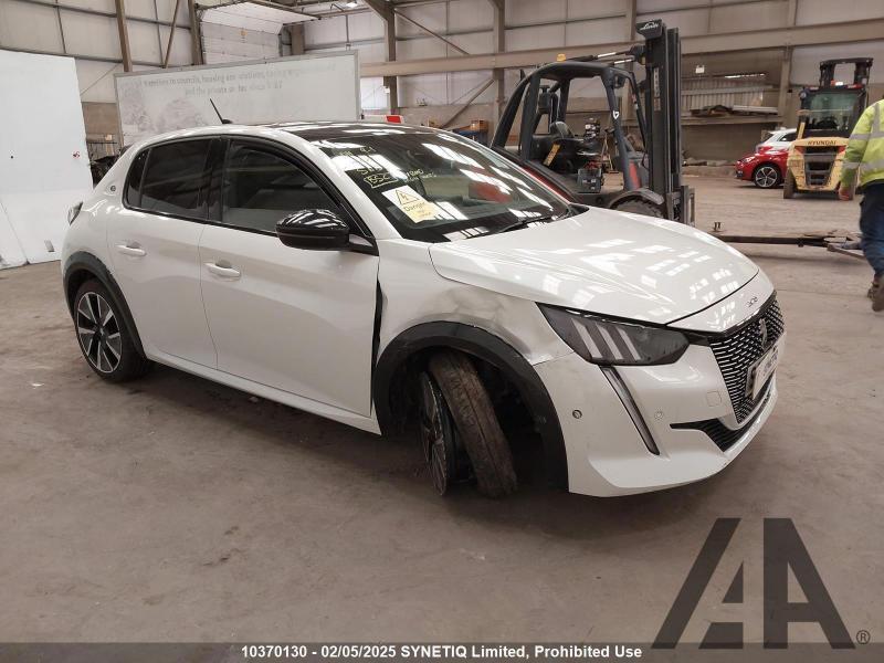 2022 PEUGEOT 208 GT ELECTRIC DIRECT DRIVE 5 DOOR HATCHBACK