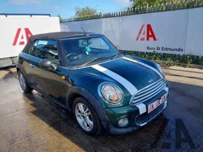 Image of 2011 MINI CONVERTIBLE ONE 1598cc PETROL MANUAL 6 Speed 2 DOOR CONVERTIBLE