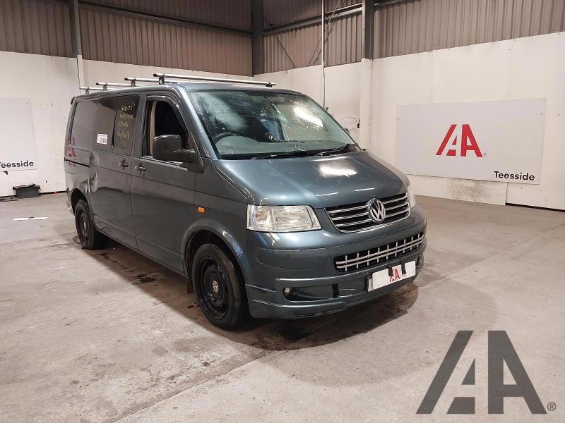 2008 VOLKSWAGEN TRANSPORTER T30 SWB TDI E4 2460cc TURBO DIESEL MANUAL 5 Speed WINDOW VAN