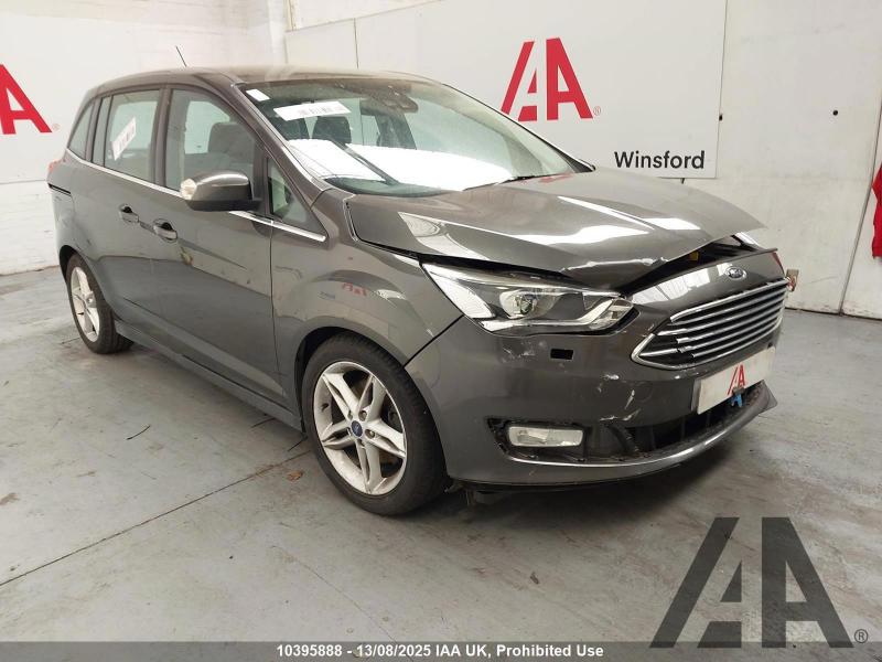 2018 FORD C-MAX GRAND TITANIUM X 1499cc TURBO DIESEL AUTOMATIC 5 DOOR MPV