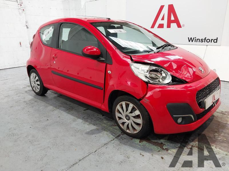 2014 PEUGEOT 107 ACTIVE 998cc PETROL MANUAL 5 Speed 3 DOOR HATCHBACK