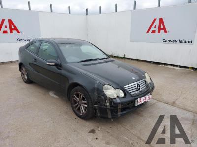 Image of 2004 MERCEDES C-CLASS C180 KOMPRESSOR SE 1796cc SUPER PETROL MANUAL 3 DOOR COUPE