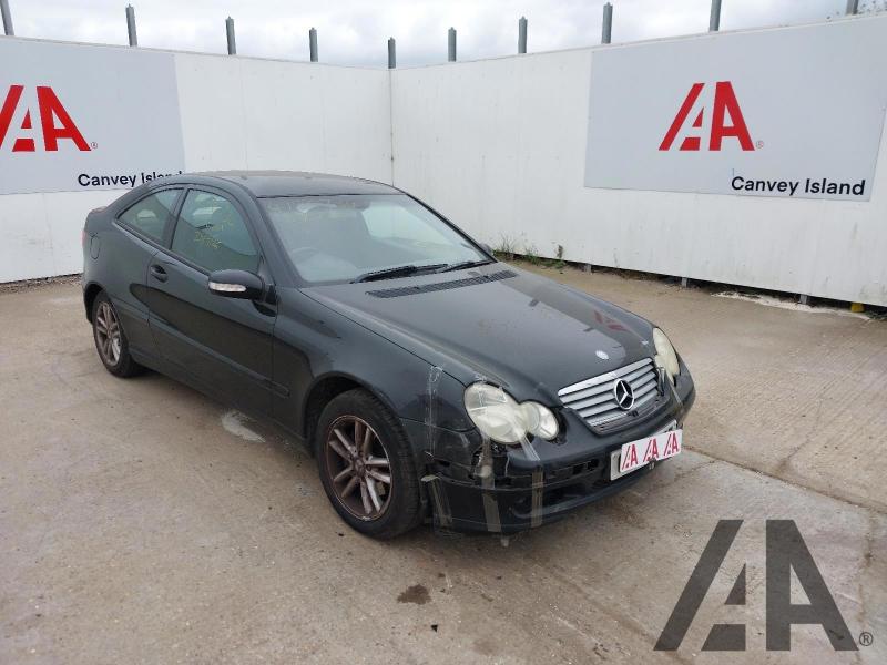 2004 MERCEDES C-CLASS C180 KOMPRESSOR SE 1796cc SUPER PETROL MANUAL 3 DOOR COUPE