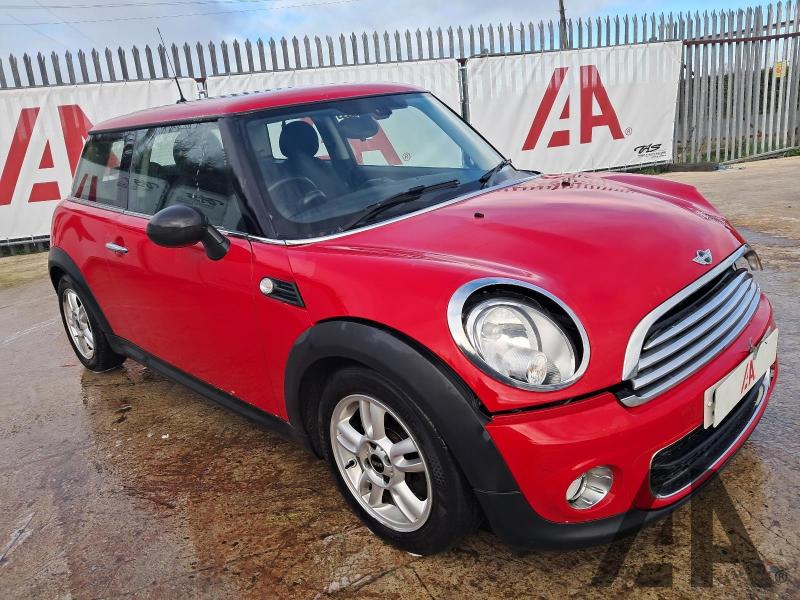 2013 MINI HATCH ONE D 1598cc TURBO DIESEL MANUAL 6 Speed 3 DOOR HATCHBACK